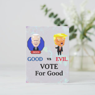 Vote For Good Postcard