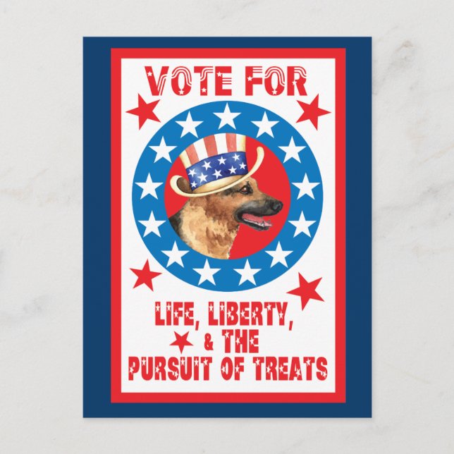 Vote for GSD Postcard (Front)