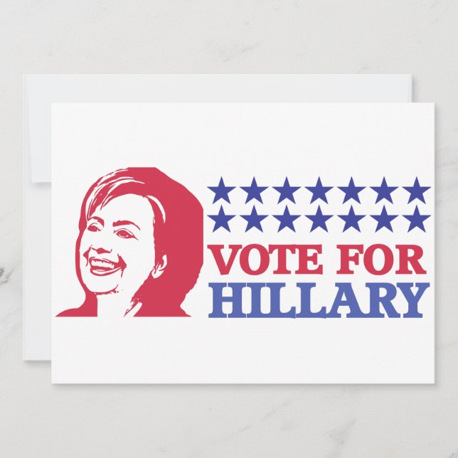 vote for hillary (Front)