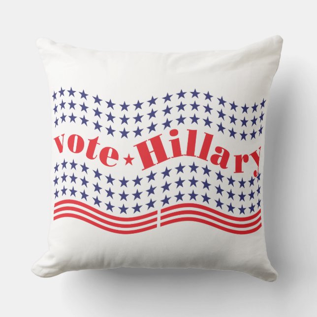 vote for hillary cushion (Front)