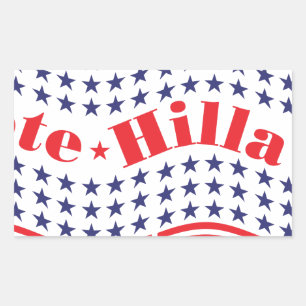 vote for hillary rectangular sticker
