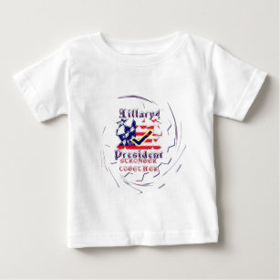 Vote for Hillary USA Stronger Together  My Preside Baby T-Shirt