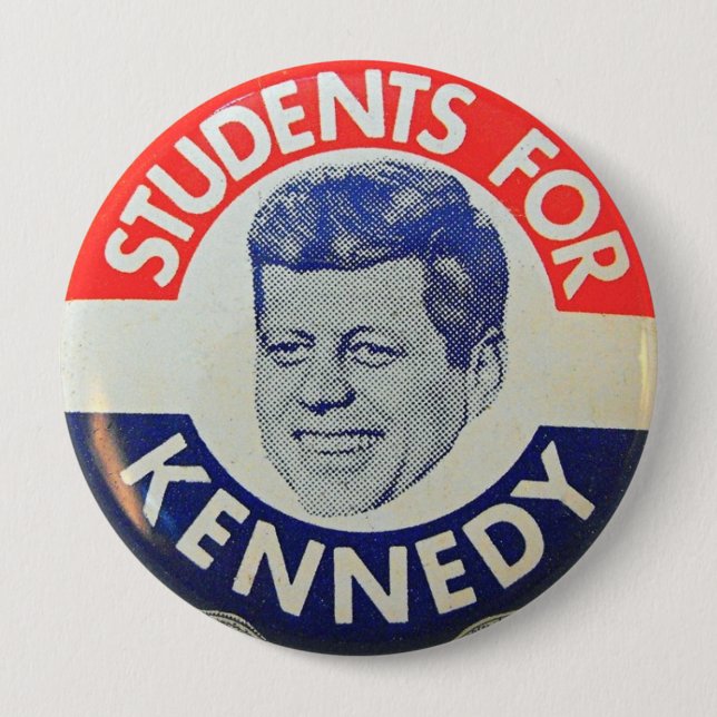 Vote for Kennedy Election Button (Front)