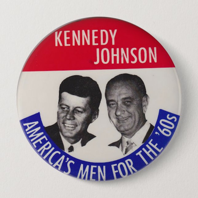 Vote for Kennedy Election Button (Front)