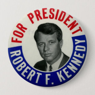 Vote for Kennedy Election Button