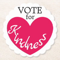 VOTE for Kindness Pink Heart Fun