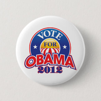 Vote for Obama 2012 6 Cm Round Badge
