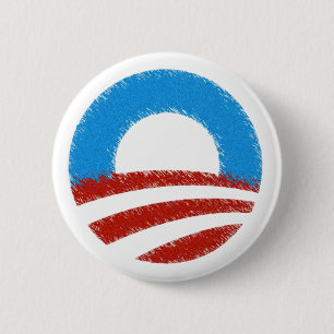 VOTE FOR OBAMA 2012 BUTTON