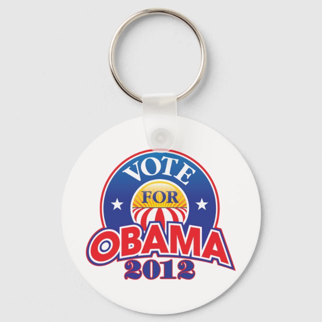 Vote for Obama 2012 Key Ring (Front)
