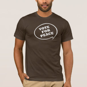 Vote For Peace Dark T-Shirt