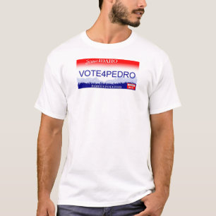 Vote For Pedro Idaho License Plate T-Shirt