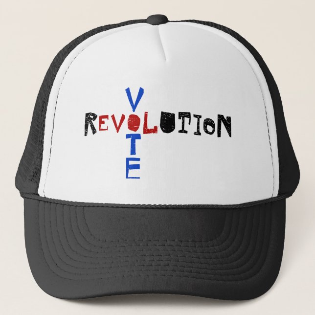 Vote For Revolution Trucker Hat (Front)