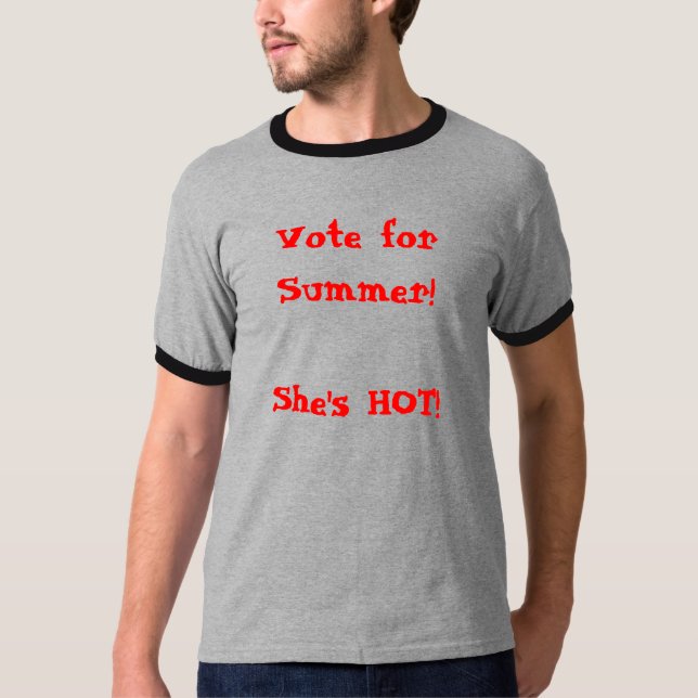 Vote for Summer! T-Shirt (Front)