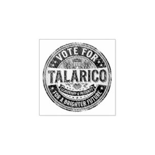 Vote for Talarico Democrat Election Rubber Stamp