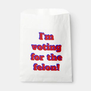 vote for the felon funny donald trump favour bags
