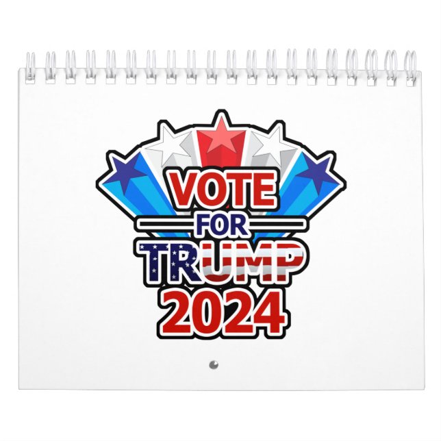 Vote for Trump 2024 Stars Calendar (Cover)