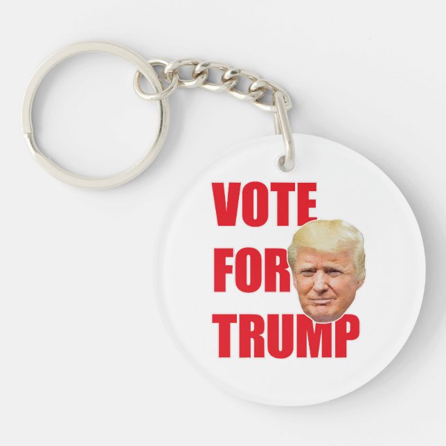 Vote for trump  key ring (Front)