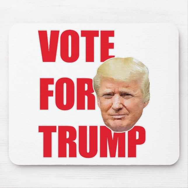 Vote for trump  mouse pad (Front)