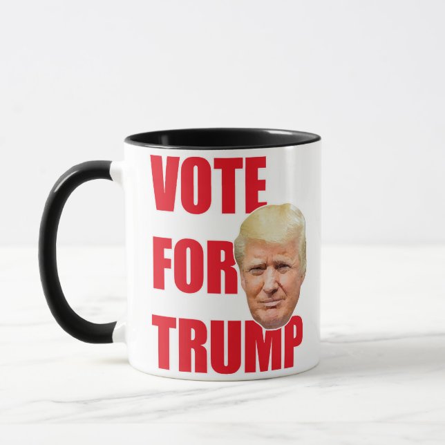 Vote for trump  mug (Left)