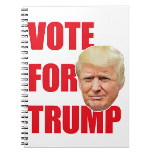 Vote for trump notebook