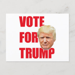 Vote for trump  postcard