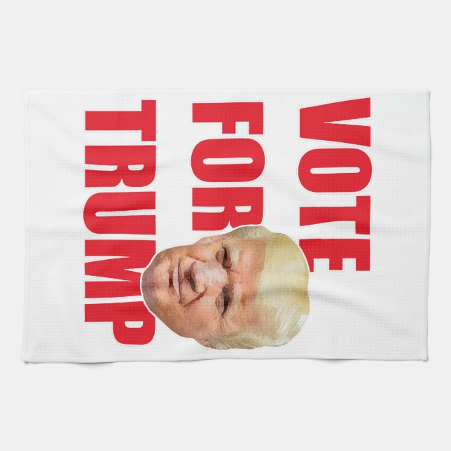 Vote for trump  tea towel (Horizontal)