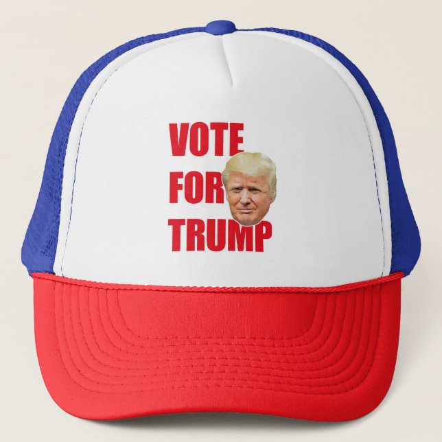 Vote for trump  trucker hat (Front)