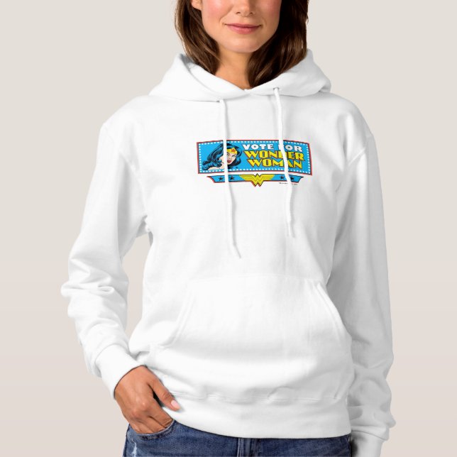 Vote for Wonder Woman Hoodie (Front)