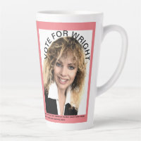 VOTE FOR WRIGHT SIGN LATTE MUG