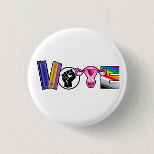 Vote for your Human Rights 3 Cm Round Badge
