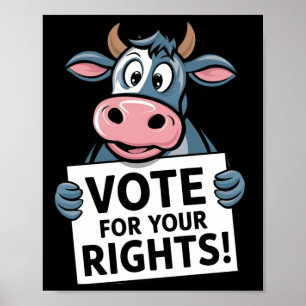 Vote For Your Rights! Sticker1  Poster