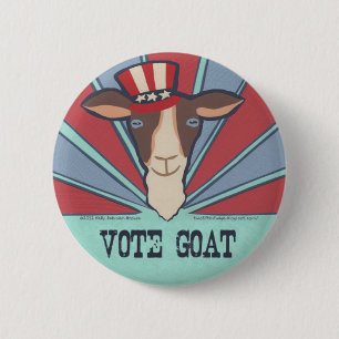 Vote Goat! Campaign Button