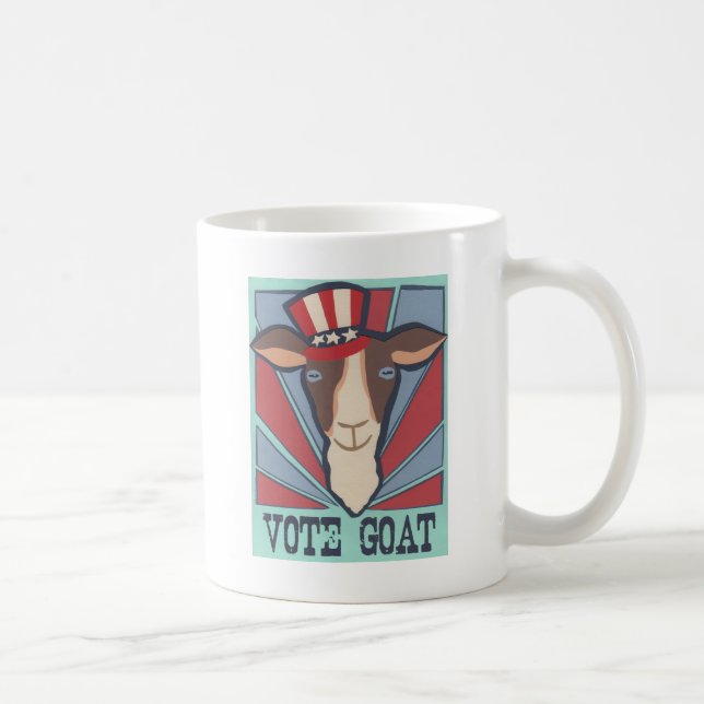 Vote Goat! Coffee Mug (Right)