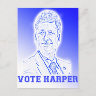 Vote Harper Postcard