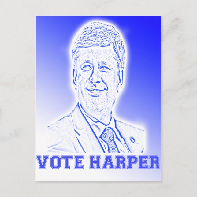 Vote Harper Postcard (Front)
