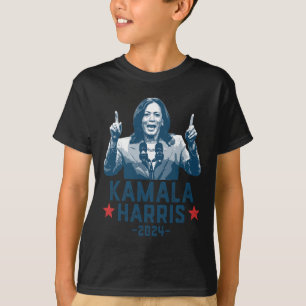 Vote Harris 2024 Flag Kamala Harris For President T-Shirt