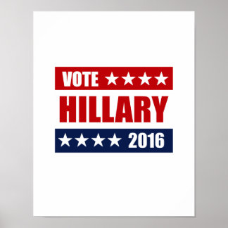 VOTE HILLARY 2016.png Poster