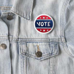 VOTE I Voted Sticker 2020 Election Day USA Voting 6 Cm Round Badge