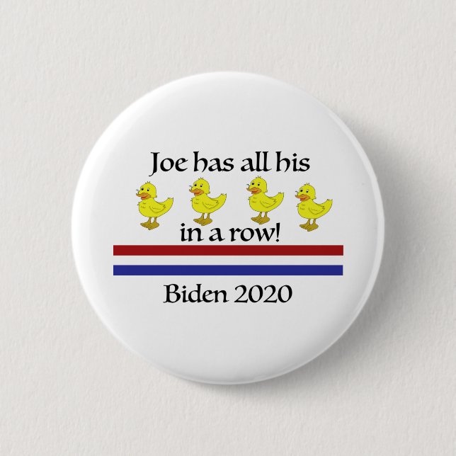 Vote Joe Biden 2020 6 Cm Round Badge (Front)