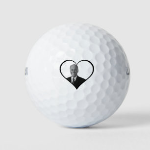 vote joe biden heart golf balls