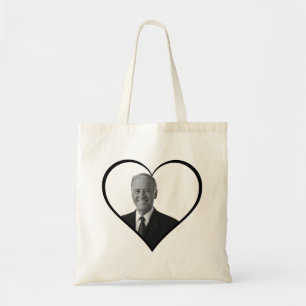 vote joe biden heart tote bag