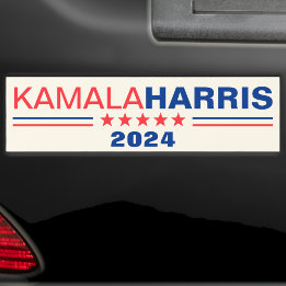 Vote Kamala Harris 2024 Campaign Bumper Sticker