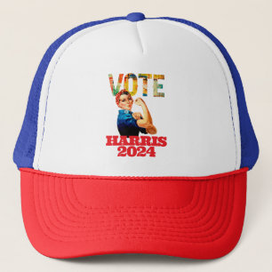 Vote Kamala Harris 2024 US Presidential Election Trucker Hat