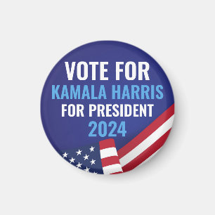 Vote Kamala Harris For President 2024  Magnet