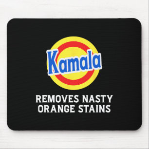 Vote Kamala Removes Nasty Orange Stains Detergent Mouse Pad
