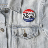 Vote Leonard Button (In Situ)