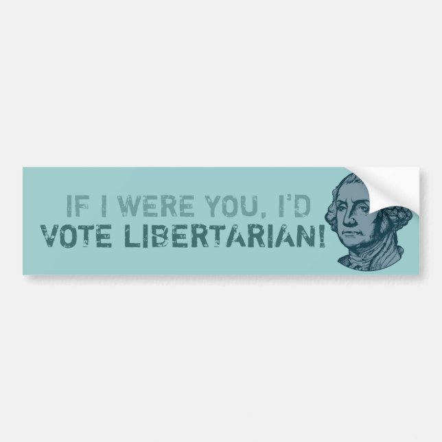 Vote Libertarian! Bumper Sticker (Front)