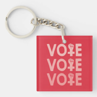Vote Like A Feminist Key Ring