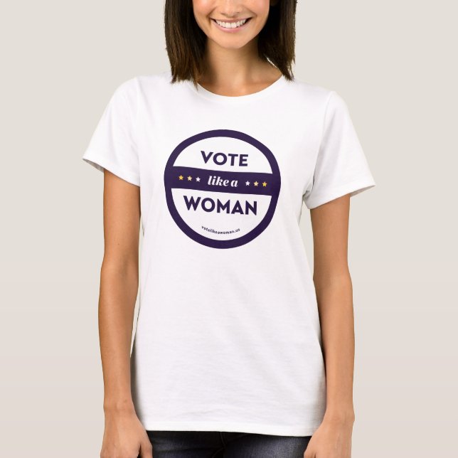 Vote Like a Woman Tee Round (Front)