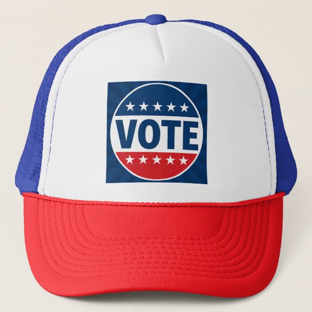 VOTE – Make Your Voice Count Trucker Hat (Front)